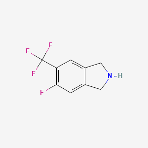 5-Fluoro-6-(trifluoromethyl)isoindoline