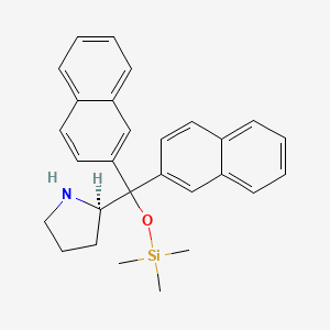 (R)-2-(Di(naphthalen-2-yl)((trimethylsilyl)oxy)methyl)pyrrolidine