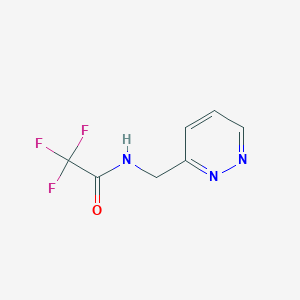 2,2,2-Trifluoro-N-(pyridazin-3-ylmethyl)acetamide