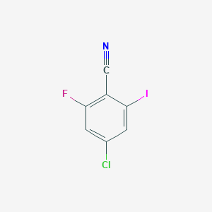 4-Chloro-2-fluoro-6-iodobenzonitrile