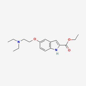 ethyl 5-(2-(diethylamino)ethoxy)-1H-indole-2-carboxylate