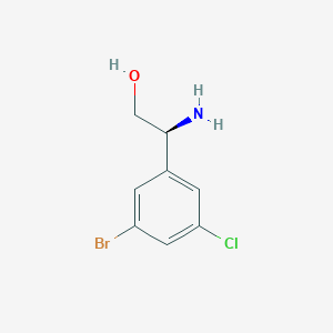 (S)-2-amino-2-(3-bromo-5-chlorophenyl)ethanol