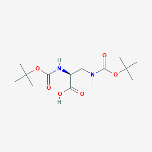 (2S)-3-[methyl-[(2-methylpropan-2-yl)oxycarbonyl]amino]-2-[(2-methylpropan-2-yl)oxycarbonylamino]propanoic acid