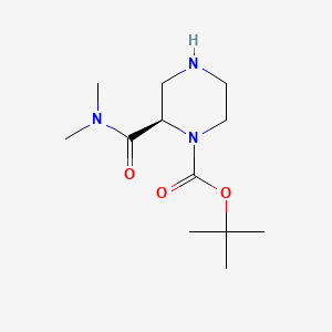 tert-Butyl (R)-2-(dimethylcarbamoyl)piperazine-1-carboxylate