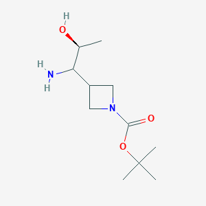 tert-Butyl 3-((2S)-1-amino-2-hydroxypropyl)azetidine-1-carboxylate