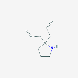 molecular formula C10H17N B1296802 2,2-二烯基吡咯烷 CAS No. 40162-97-8