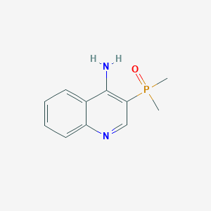 (4-Aminoquinolin-3-yl)dimethylphosphine oxide