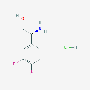 (R)-2-Amino-2-(3,4-difluorophenyl)ethan-1-OL hcl