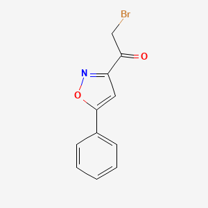 2-Bromo-1-(5-phenylisoxazol-3-yl)ethan-1-one