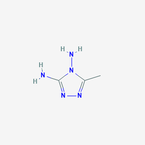 B1296811 5-Methyl-4H-1,2,4-triazole-3,4-diamine CAS No. 21532-07-0