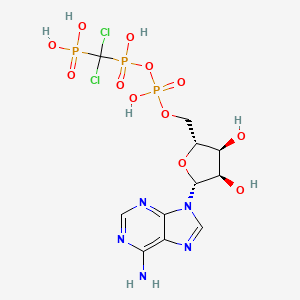 5'-Adenylic acid, anhydride with (dichloromethylene)bis[phosphonic acid]