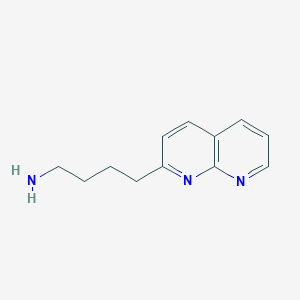 4-(1,8-Naphthyridin-2-yl)butan-1-amine