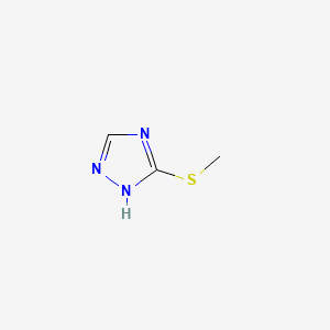 molecular formula C3H5N3S B1296814 3-甲硫基-4H-1,2,4-三唑 CAS No. 7411-18-9