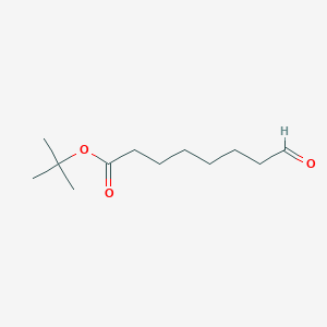 molecular formula C12H22O3 B12968157 Tert-butyl 8-oxooctanoate CAS No. 63858-75-3