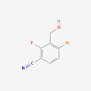 4-Bromo-2-fluoro-3-(hydroxymethyl)benzonitrile