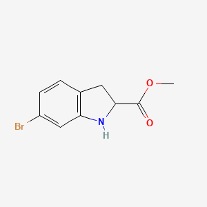 Methyl 6-bromoindoline-2-carboxylate