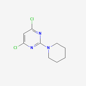 molecular formula C9H11Cl2N3 B1296826 4,6-二氯-2-(哌啶-1-基)嘧啶 CAS No. 7038-67-7