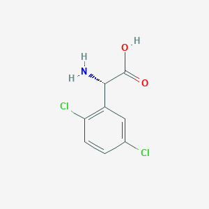 (S)-2-amino-2-(2,5-dichlorophenyl)acetic acid hydrochloride