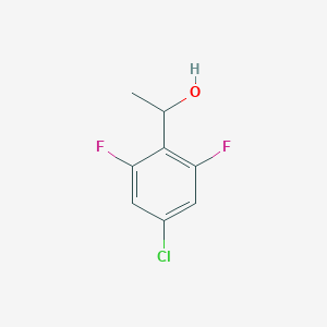 1-(4-Chloro-2,6-difluorophenyl)ethan-1-ol