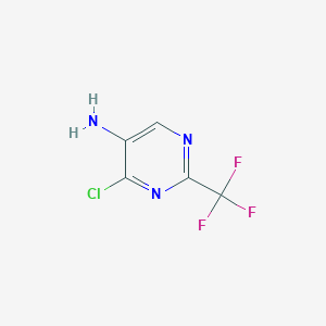 4-Chloro-2-(trifluoromethyl)pyrimidin-5-amine