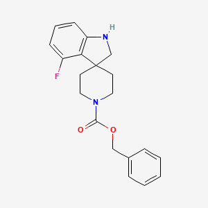 Benzyl 4-fluorospiro[indoline-3,4'-piperidine]-1'-carboxylate