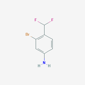 3-Bromo-4-(difluoromethyl)aniline