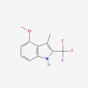 4-Methoxy-3-methyl-2-(trifluoromethyl)-1H-indole