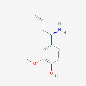 (S)-4-(1-Aminobut-3-en-1-yl)-2-methoxyphenol