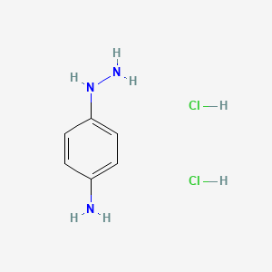 molecular formula C6H11Cl2N3 B12968554 4-Hydrazinylaniline dihydrochloride 