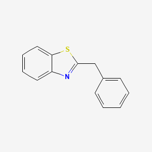 molecular formula C14H11NS B1296856 2-苄基-1,3-苯并噻唑 CAS No. 6265-94-7