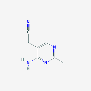 2-(4-Amino-2-methylpyrimidin-5-yl)acetonitrile