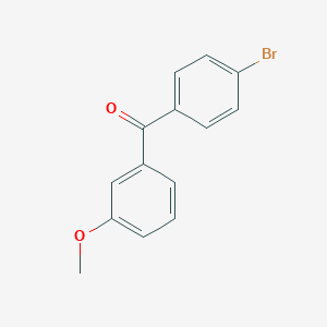 molecular formula C14H11BrO2 B129687 4-溴-3'-甲氧基二苯甲酮 CAS No. 151239-47-3