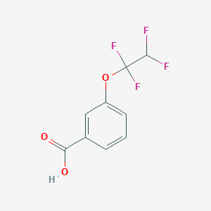 molecular formula C9H6F4O3 B1296881 3-(1,1,2,2-四氟乙氧基)苯甲酸 CAS No. 70126-48-6
