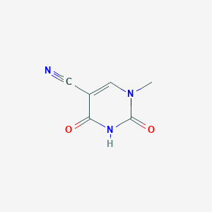 B1296900 1-Methyl-2,4-dioxo-1,2,3,4-tetrahydropyrimidine-5-carbonitrile CAS No. 7465-66-9