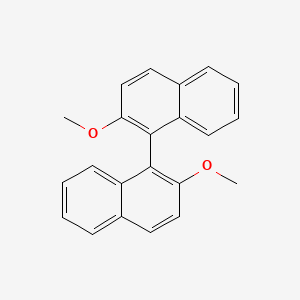 B1296908 2-Methoxy-1-(2-methoxynaphthalen-1-yl)naphthalene CAS No. 75685-01-7