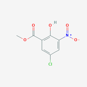 molecular formula C8H6ClNO5 B1296909 5-氯-2-羟基-3-硝基苯甲酸甲酯 CAS No. 5043-79-8