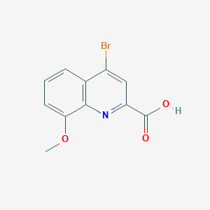 4-Bromo-8-methoxyquinoline-2-carboxylic acid