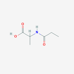 molecular formula C6H11NO3 B1296923 2-(丙酰氨基)丙酸 CAS No. 56440-46-1