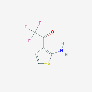 1-(2-Aminothiophen-3-yl)-2,2,2-trifluoroethan-1-one