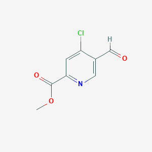 Methyl 4-chloro-5-formylpicolinate