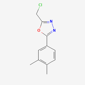 2-(Chloromethyl)-5-(3,4-dimethylphenyl)-1,3,4-oxadiazole