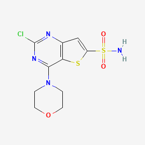 2-Chloro-4-morpholinothieno[3,2-d]pyrimidine-6-sulfonamide