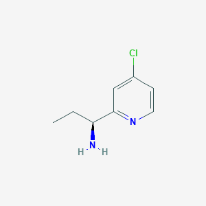 (S)-1-(4-Chloropyridin-2-yl)propan-1-amine