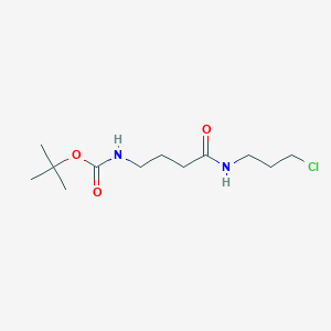 tert-butyl N-[4-(3-chloropropylamino)-4-oxobutyl]carbamate