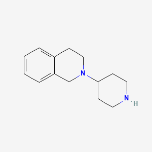 molecular formula C14H20N2 B1296943 2-(Piperidin-4-yl)-1,2,3,4-tetrahydroisoquinoline CAS No. 200413-62-3