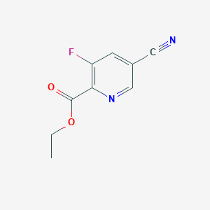 Ethyl 5-cyano-3-fluoropicolinate