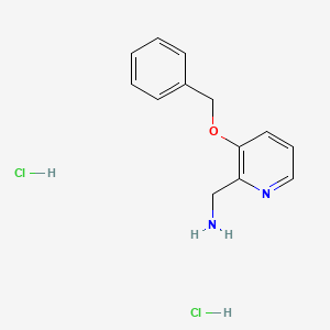 molecular formula C13H16Cl2N2O B12969470 (3-(Benzyloxy)pyridin-2-yl)methanamine dihydrochloride 