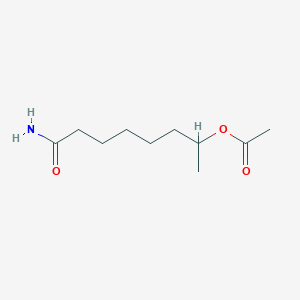 8-Amino-8-oxooctan-2-yl acetate