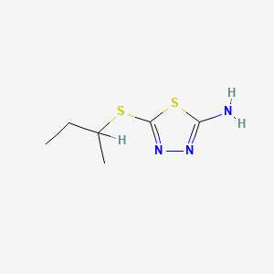 molecular formula C6H11N3S2 B1296950 5-(叔丁基硫)-1,3,4-噻二唑-2-胺 CAS No. 33313-08-5