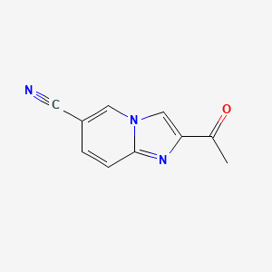 2-Acetylimidazo[1,2-a]pyridine-6-carbonitrile